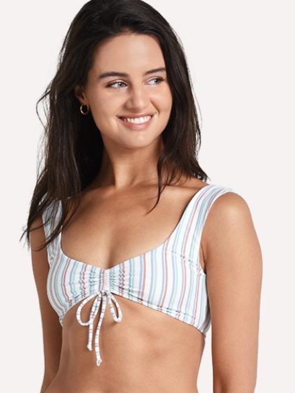 NWOT L*Space Frida striped bikini top